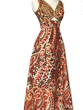 Malcom starr vintage maxi dress